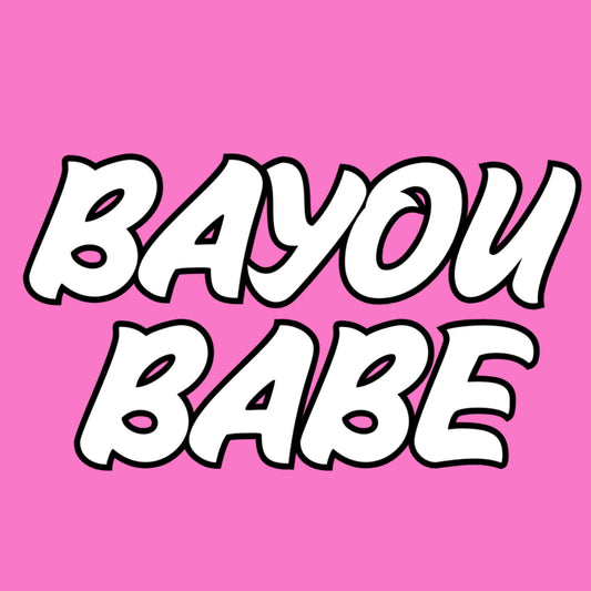BAYOU BABE Slim Can Koozie