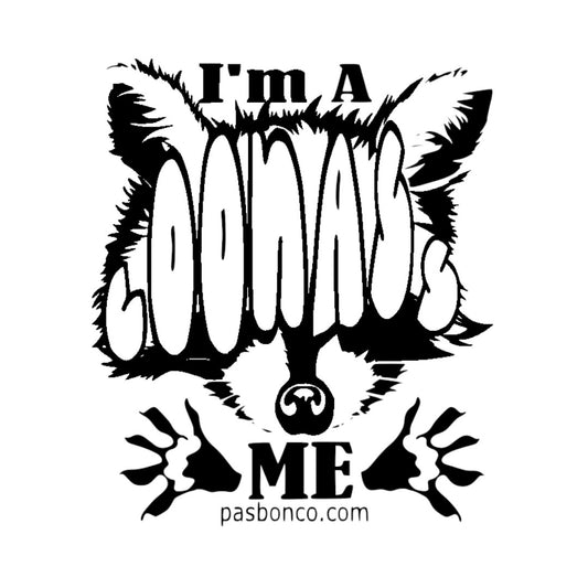 3in. "I'm A Coonass Me" circle sticker engineered to withstand abrasion, UV damage, cold weather, chemicals, road salt and will stick and last 6-8 years outdoors when properly applied to a clean solid surface.